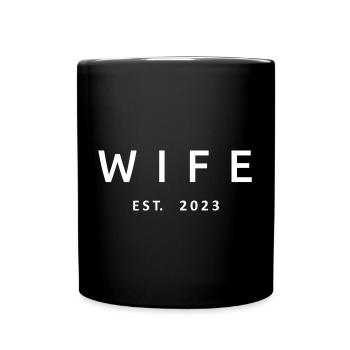 2023 Fiançailles Mariage Douche nuptiale - Mug uni - noir - Devant
