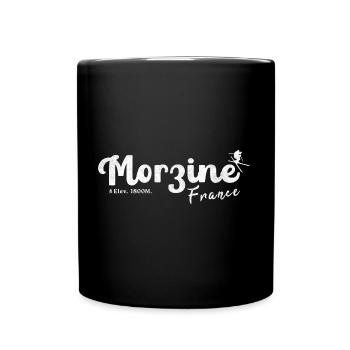 Morzine France mountain - Full Colour Mug - black - Front