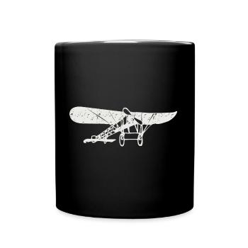 Airplane - Tasse einfarbig - Schwarz - Vorne