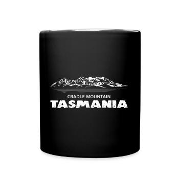 Cradle Mountain Tasmania - Tasse einfarbig - Schwarz - Vorne