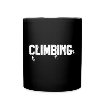 Escalade - Mug uni - noir - Devant