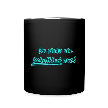 Schoolchild - Full Colour Mug - black - Front