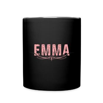 EMMA decorated - Full Colour Mug - black - Front
