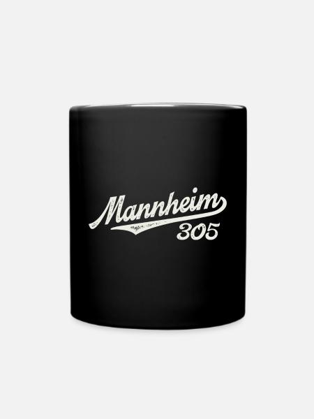 Mannheim 305 - Tasse einfarbig - Schwarz