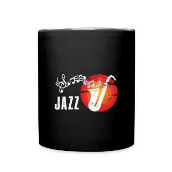 Musique Jazz Saxophoniste Saxophoniste - Mug uni - noir - Devant