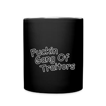 de bande de traîtres - Mug uni - noir - Devant