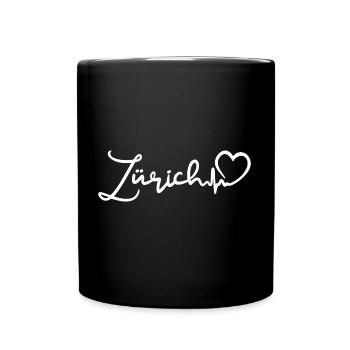Zurich Heartbeat - Full Colour Mug - black - Front