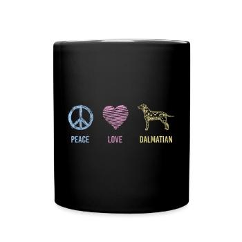 Dog breeds Paws Animal Love - Full Colour Mug - black - Front