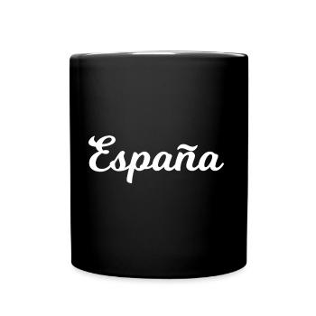 Espagne - Mug uni - noir - Devant