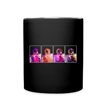 Flamingos - Full Colour Mug - black - Front