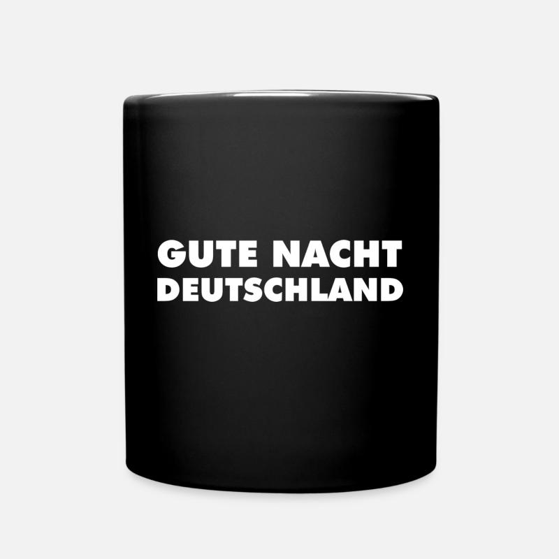 GUTE NACHT DEUTSCHLAND - Tasse einfarbig - Schwarz