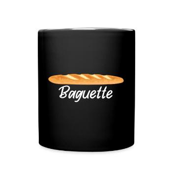 Baguette - French Bread Lover - Full Colour Mug - black - Front