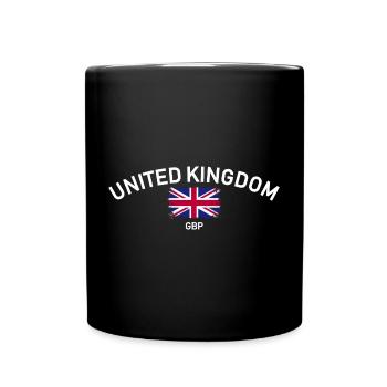 Arc Distressed Union Jack - Full Colour Mug - black - Front