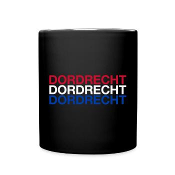 DORDRECHT Netherlands Niederlande Flgge - Tasse einfarbig - Schwarz - Vorne