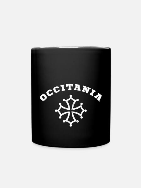 Okzitanien Occitanie Frankreich Okzitanisch - Tasse einfarbig - Schwarz