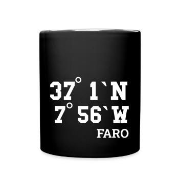 Faro Algarve Portugal Holiday Idea - Full Colour Mug - black - Front