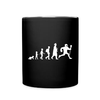 Lacrosse Evolution - Tasse einfarbig - Schwarz - Vorne