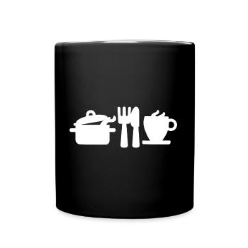 Cuisine Logo Cuisine - Nourriture - Café Personnalisé - Mug uni - noir - Devant
