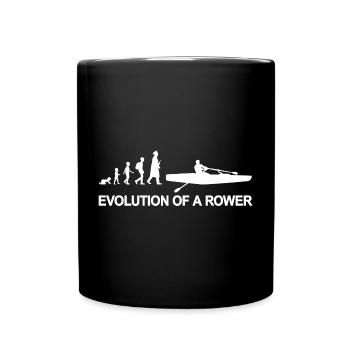 Child to rower Evolution - Full Colour Mug - black - Front