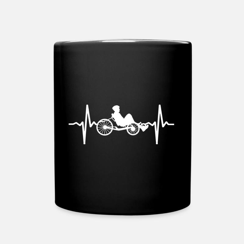 Liegerad Liegerad Liegerad - Tasse einfarbig - Schwarz