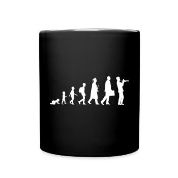 Development of a trumpeter - Full Colour Mug - black - Front