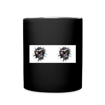 Dinosaure T-Rex - Mug uni - noir - Devant