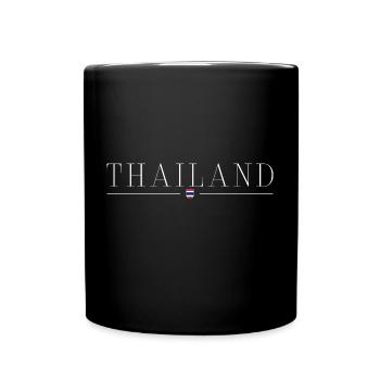 I love Thailand - Full Colour Mug - black - Front