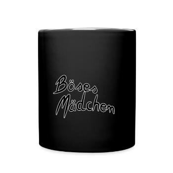 Mauvaise fille - Mug uni - noir - Devant