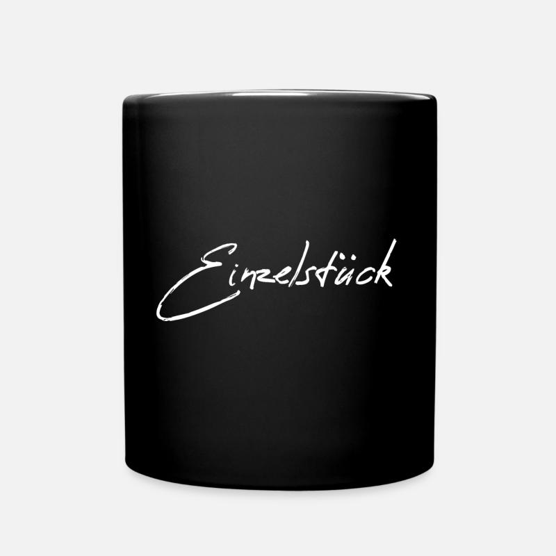 Einzelstück - Tasse einfarbig - Schwarz