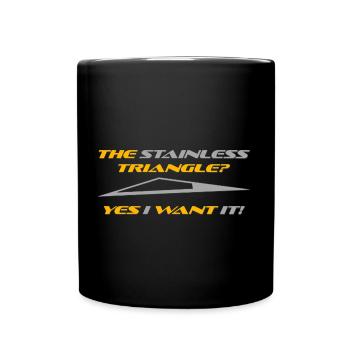 Triangle I want it!!! - Tasse einfarbig - Schwarz - Vorne