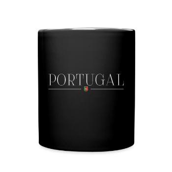 Portugal T-Shirt : Soleil, Mer, Style - Mug uni - noir - Devant