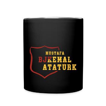 Atatürk Turquie Mustafa BJKemal Silhouette - Mug uni - noir - Devant