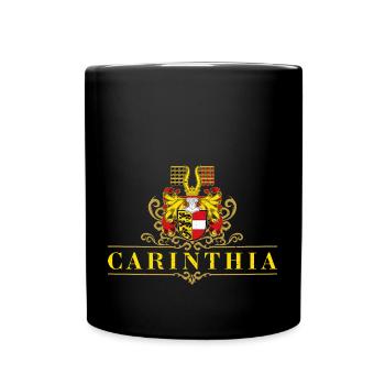 Carinthia Austria Flag Coat of arms Carinthia - Full Colour Mug - black - Front