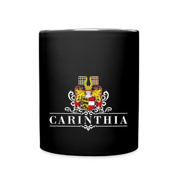 Carinthia Austria Flag Coat of arms Carinthia - Full Colour Mug - black - Front