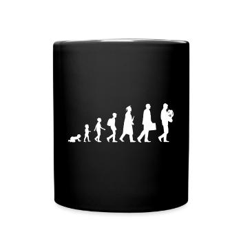 Développement de l’enfant au corniste - Mug uni - noir - Devant