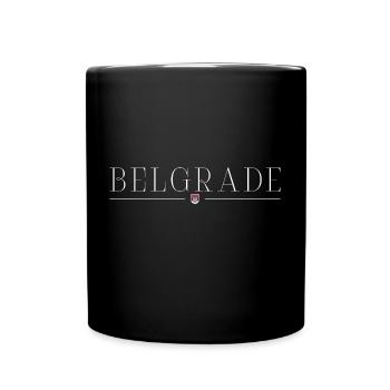Ich liebe Belgrad - Tasse einfarbig - Schwarz - Vorne