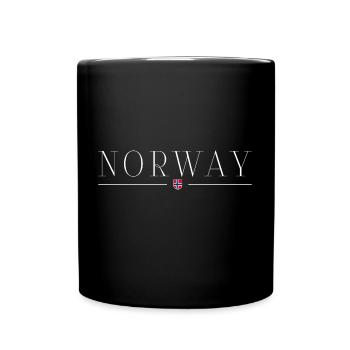 Norway T-Shirt: Nordic Style - Full Colour Mug - black - Front
