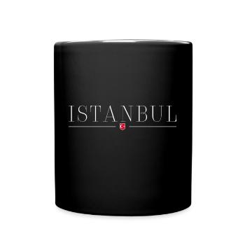 Istanbul Flair T-Shirt - Tasse einfarbig - Schwarz - Vorne