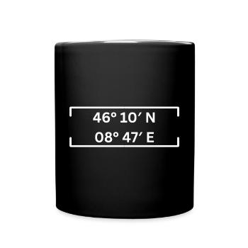 Coordinates Locarno Minimalist - Full Colour Mug - black - Front