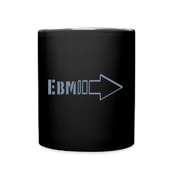 pfeil EBM - Tasse einfarbig - Schwarz - Vorne
