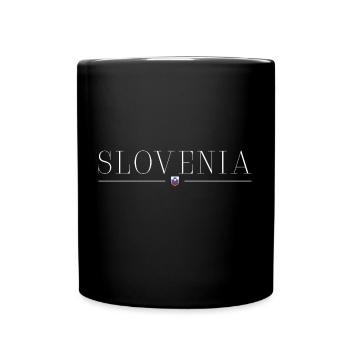 Slowenien Stil Design T-Shirt - Tasse einfarbig - Schwarz - Vorne