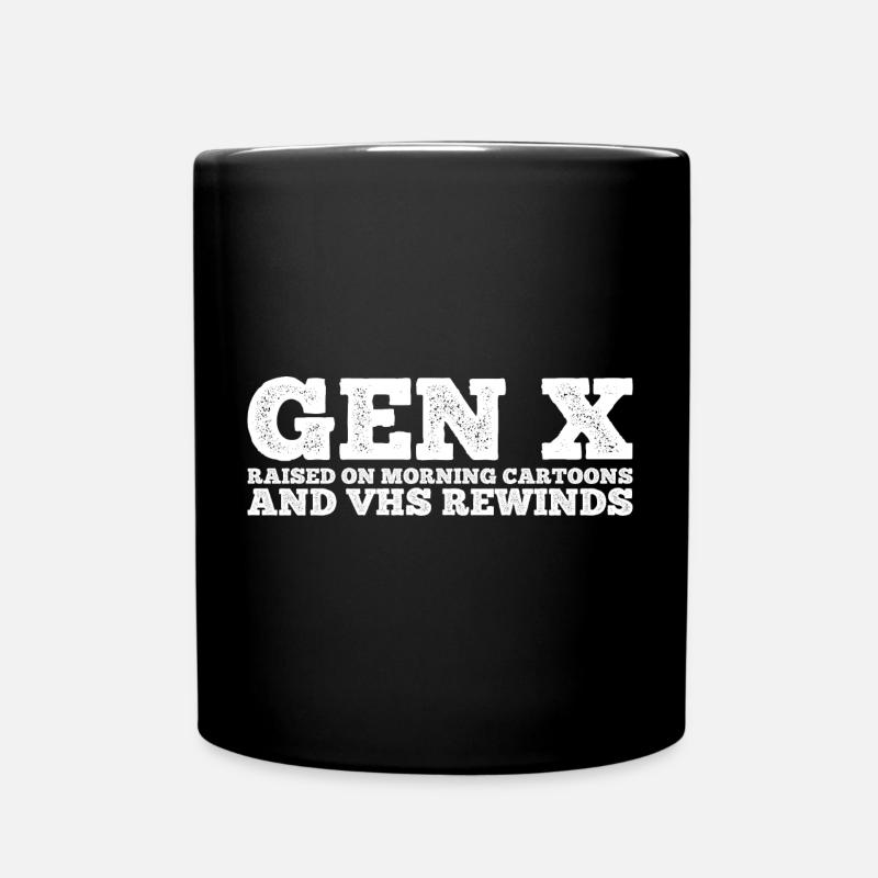 Gen X FAFO Generation X - Tasse einfarbig - Schwarz