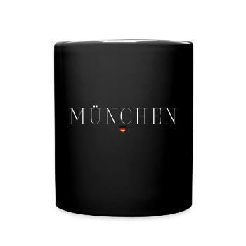 Munich, Allemagne Style Design T-Shirt - Mug uni - noir - Devant