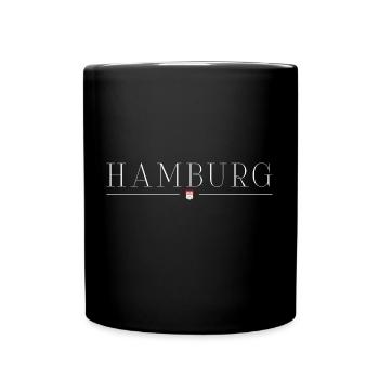 Hamburg, Deutschland Eleganz T-Shirt - Tasse einfarbig - Schwarz - Vorne