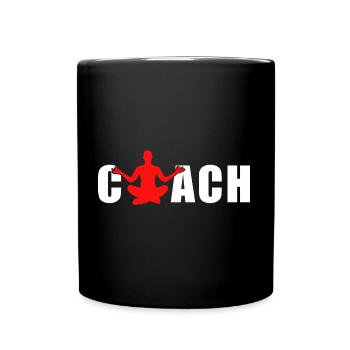 Yoga Coach - Full Colour Mug - black - Front