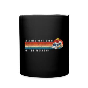 Fast Food Event Grill Chef - Full Colour Mug - black - Front