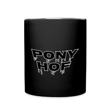 Ferme de poneys - Mug uni - noir - Devant
