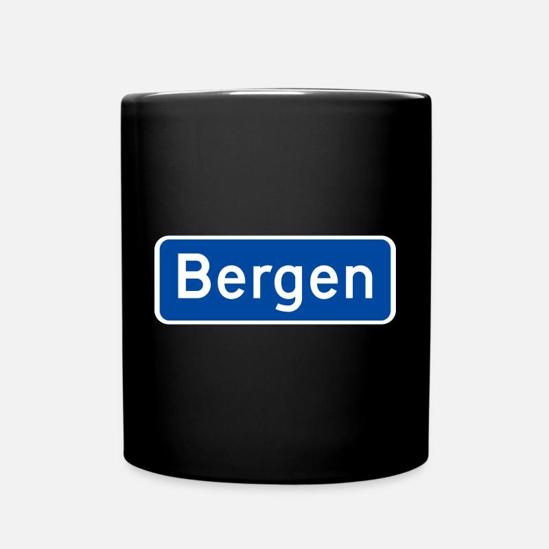 Bergen - Mug uni - noir