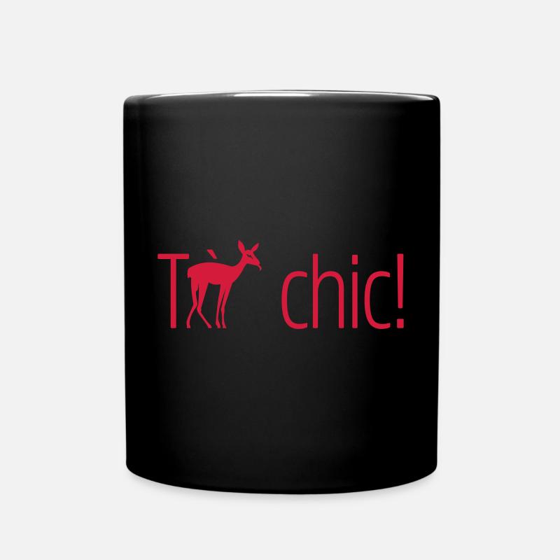 TREH chic très chic - Tasse einfarbig - Schwarz