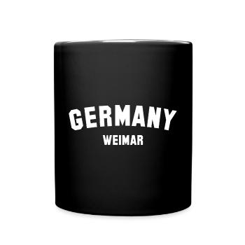 WEIMAR Germany - Tasse einfarbig - Schwarz - Vorne